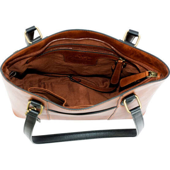 Cameleon Bags Hephaestus Tyche Concealed Carry Purse in Tan has a spacious interior